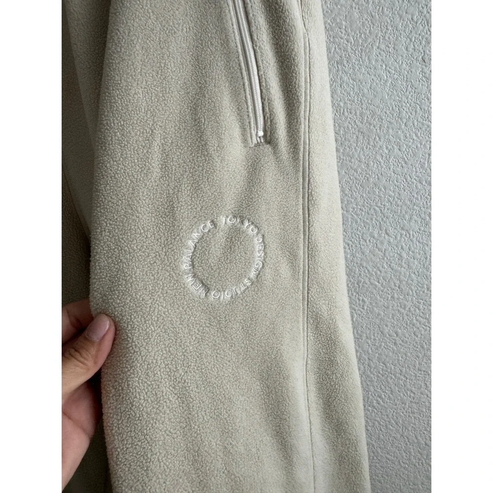 New Balance x Tokyo Design Studio Fleece Jogger Pants Beige Size 2 (Medium)